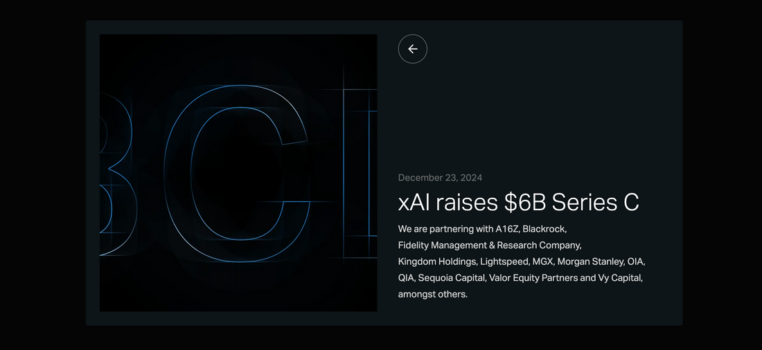 xAI raises another $6 billion in a Series C